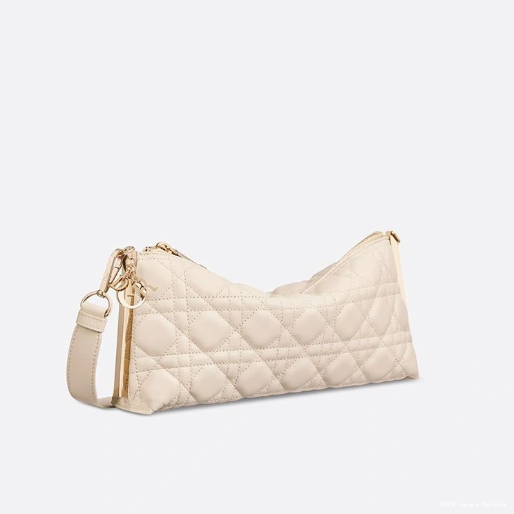 Cheap Bag Dior Beige Lambskin Cannage Club 0730 Luxury